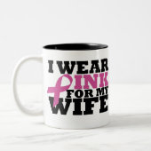 vrouw tweekleurige koffiemok (Links)