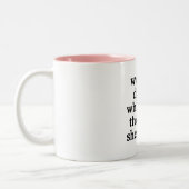 Vrouw Tweekleurige Koffiemok (Links)