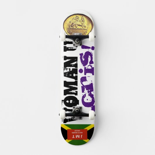 VROUW U CRIS Skateboard (Voorkant)