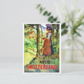 Vrouw uit Appenzell, Zwitserland Briefkaart (Staand voorkant)