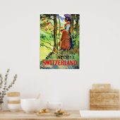 Vrouw uit Appezell, Zwitserland Poster (Keuken)