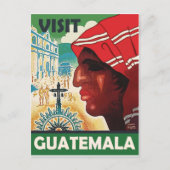 Vrouw uit Guatemala, oud reizen Briefkaart (Voorkant)
