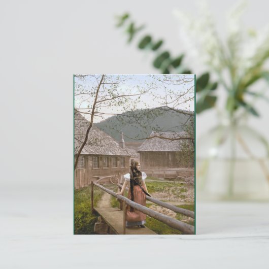 Vrouw uit het Zwarte Woud Briefkaart (Staand voorkant)