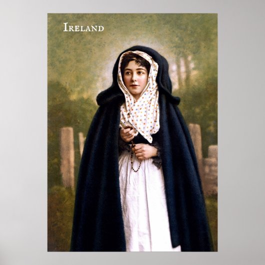 Vrouw uit Ierland (1890) Poster (Voorkant)