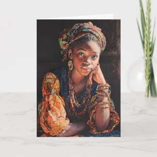 Vrouw uit Ivoorkust - Afrikaanse vrouw Kaart
