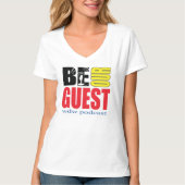 Vrouw: V-Neck Nano Style BOGP T-Shirt! T-shirt (Voorkant)