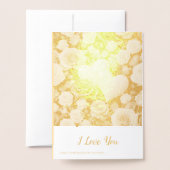 Vrouw Valentijnsdag  Folie Kaarten (Met envelop)