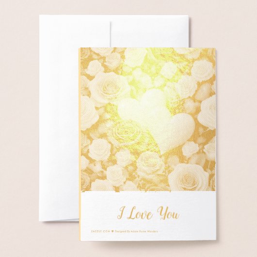 Vrouw Valentijnsdag  Folie Kaarten (Met envelop)