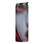 Vrouw Vampier Thermosbeker (Gedraaid links)