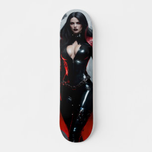 Vrouw Vampire Skateboard voor de straat of muur