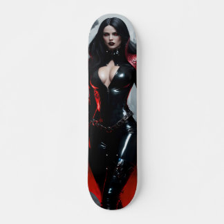 Vrouw Vampire Skateboard voor de straat of muur