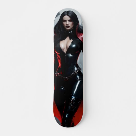 Vrouw Vampire Skateboard voor de straat of muur (Voorkant)