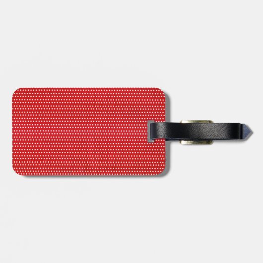 Vrouw van 1950 met gebarentaal bagagelabel (Achterkant horizontaal)