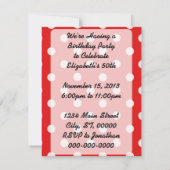 Vrouw van 1950 met gebarentaal op zondag kaart (Achterkant)