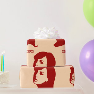 Vrouw van 1960 cadeaupapier