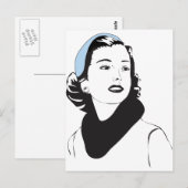 Vrouw van 50 inch briefkaart (Voorkant / Achterkant)