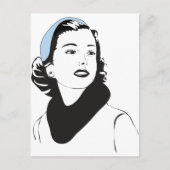 Vrouw van 50 inch briefkaart (Voorkant)