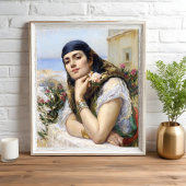 Vrouw van Algiers, Arthur Bridgman Poster