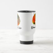Vrouw van Colour Travel Coffee Mug Reisbeker (Center)