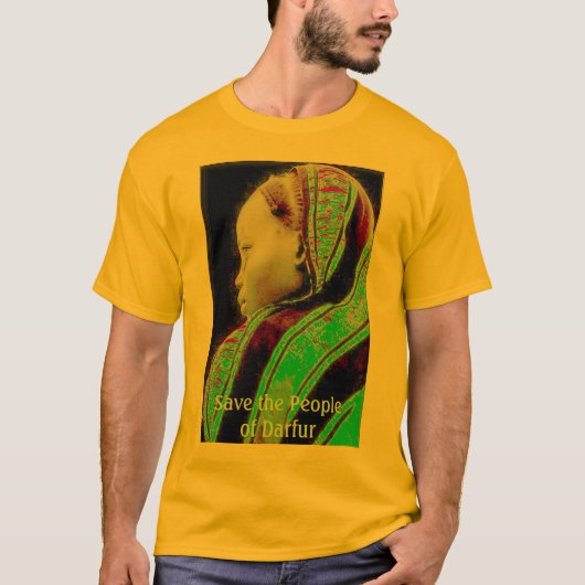 Vrouw van Darfur T-shirt (Voorkant)