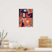 Vrouw van de Apocalyps aangevallen door de grot Poster (Keuken)