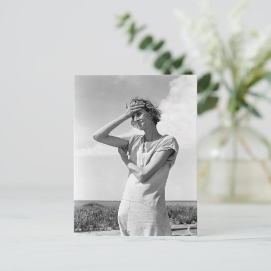 Vrouw van de Hoge Gebieden Briefkaart (Staand voorkant)