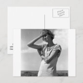 Vrouw van de Hoge Gebieden Briefkaart (Voorkant / Achterkant)