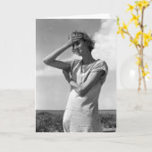 Vrouw van de Hoge Vlaktes Kaart (Gele Bloem)