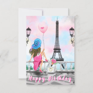 Vrouw van de Kaart van de geboorte in Parijs - Rom