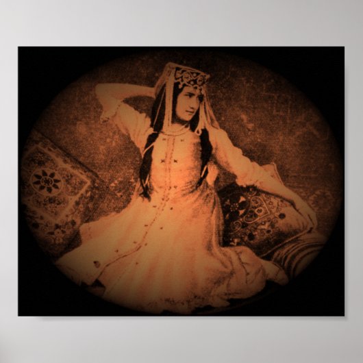 Vrouw van de kaukasus poster (Voorkant)