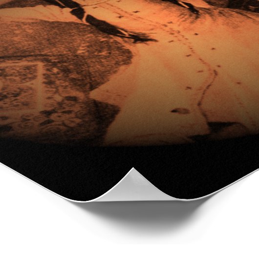 Vrouw van de kaukasus poster (Hoek)