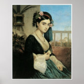Vrouw van de Oriënt, 1840 Charles Gleyre Poster (Voorkant)