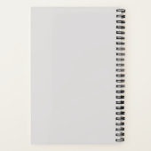 Vrouw van de Paarse sterren & Bruine Kleine Hardco Notitieboek (Achterkant)