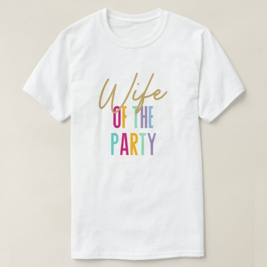 Vrouw van de partij Bachelorette Shirten T-shirt (Design voorkant)
