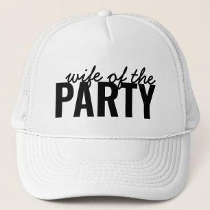 Vrouw van de Party Bruid Trucker Hoed Bachelorette Pet