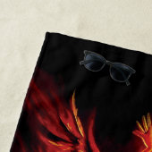 Vrouw van de Phoenix Strandlaken (In situ)