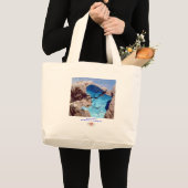 Vrouw van de Sky 1/Bag Grote Tote Bag (Voorkant (product))