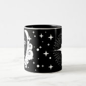 Vrouw van de sterren Monogram Tweekleurige Koffiemok (Center)