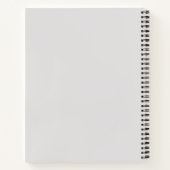 Vrouw van de sterren Paars en Bruine Grote Softcov Notitieboek (Achterkant)