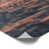 Vrouw van de Toekomst buiten een Stad Poster (Hoek)