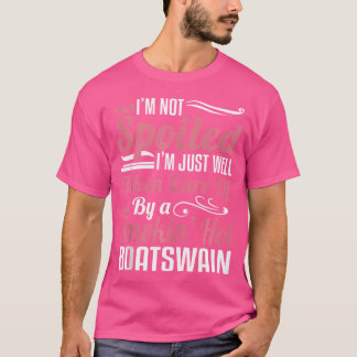 Vrouw Van Een Bootsman Scheepslui Bootsman Bos'N T-shirt