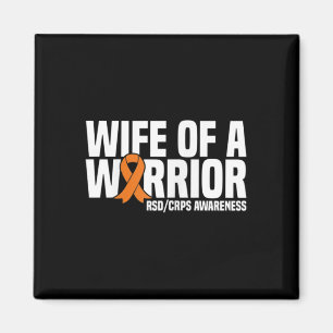 Vrouw Van Een Krijger Oranje Lint Rsdcrps Bewustzi Magneet