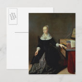 Vrouw van een maagd briefkaart (Voorkant / Achterkant)