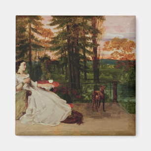 Vrouw van Frankfurt, 1858 Magneet