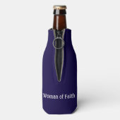Vrouw van geloof flesjeskoeler (Fles Achterkant)