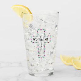 Vrouw van geloof glas