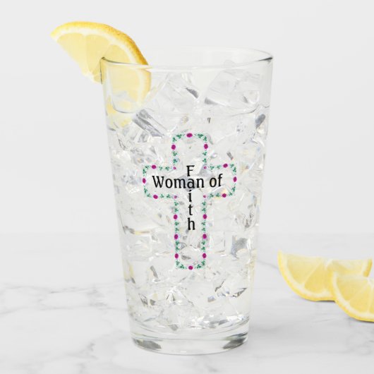 Vrouw van geloof glas (Voorkant ijs)