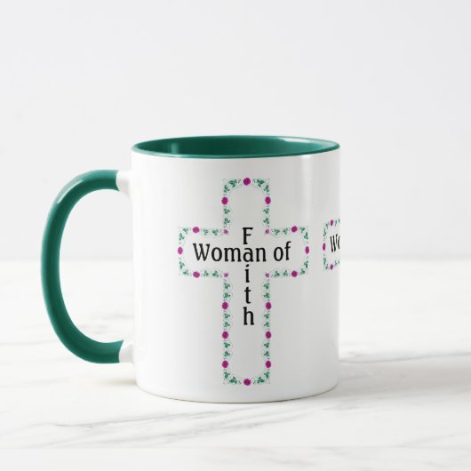 Vrouw van geloof mok (Links)