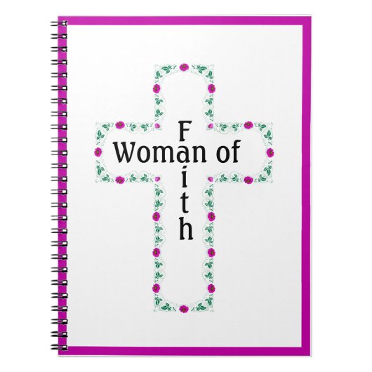 Vrouw van geloof notitieboek (Voorkant)