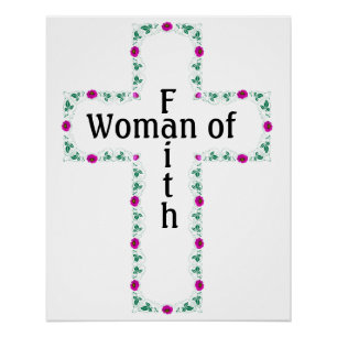 Vrouw van geloof perfect poster